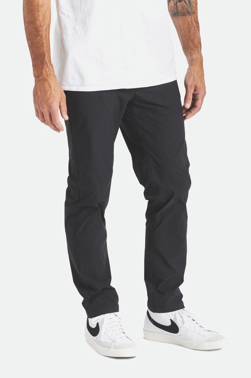 Brixton Knox Utility Slim Pantaloni Uomo Nere | 876DKUSPV