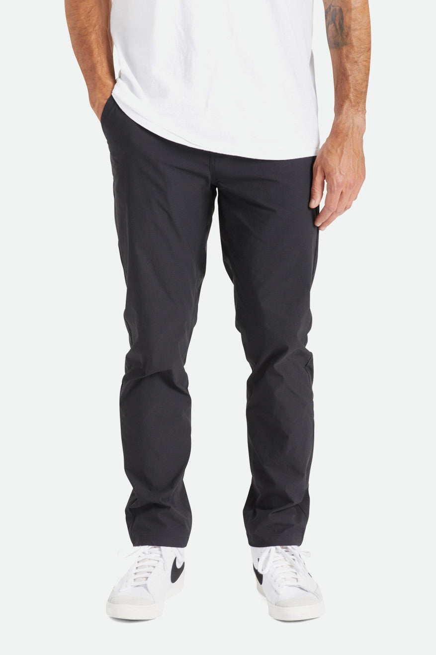 Brixton Knox Utility Slim Pantaloni Uomo Nere | 876DKUSPV