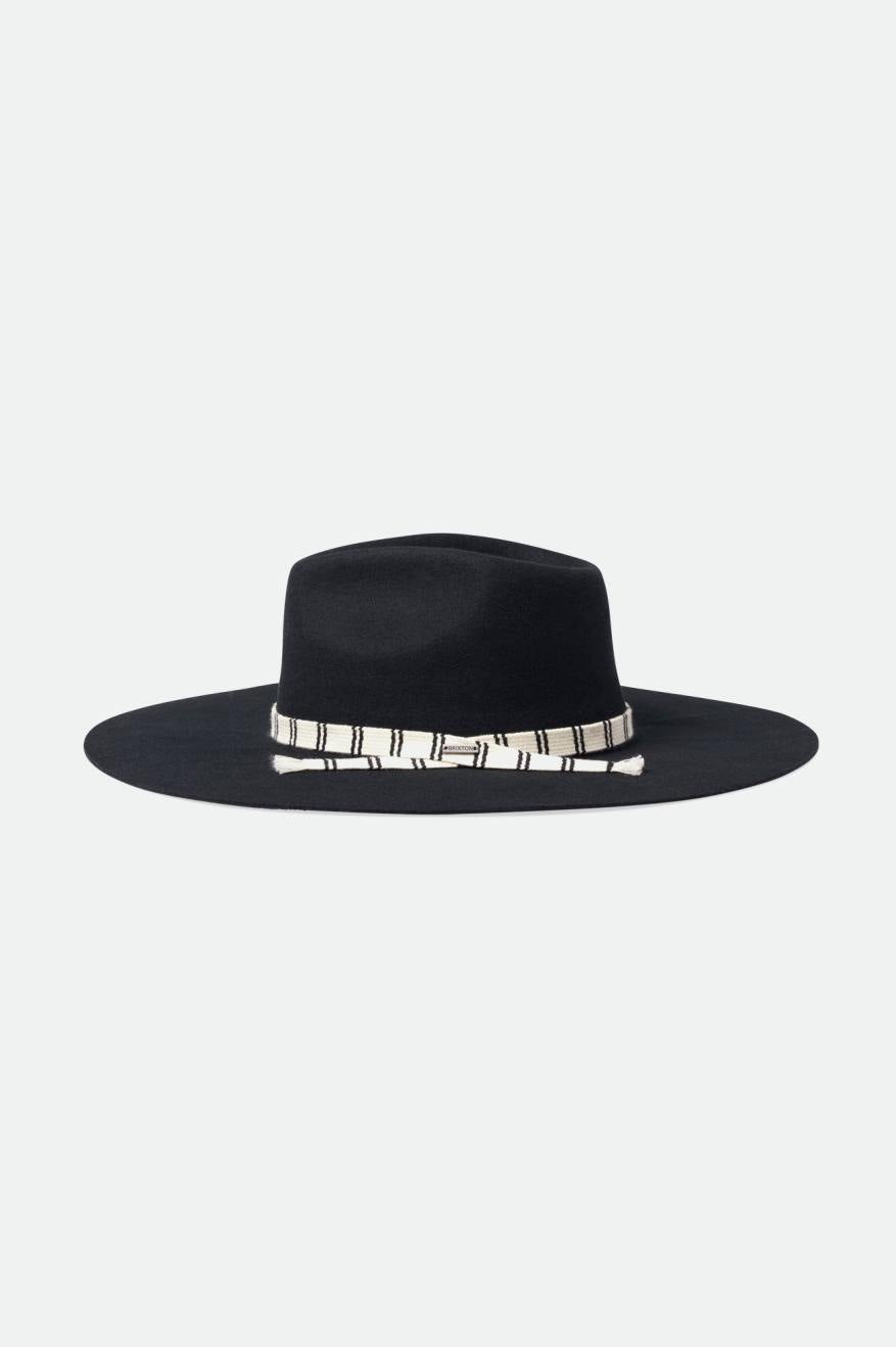 Brixton Leigh Felt Fedora Fedora Donna Nere | 012SEWGVR