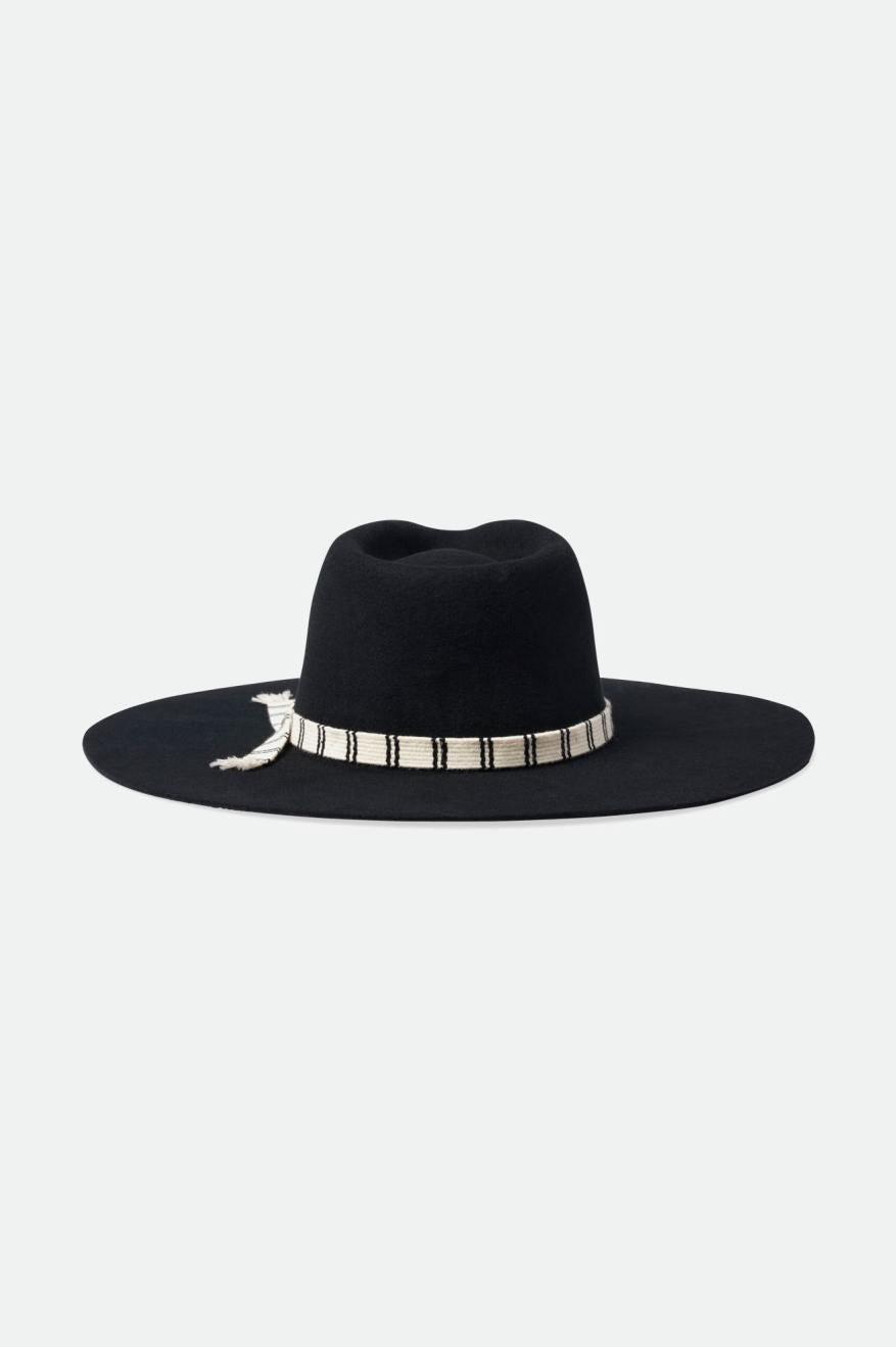 Brixton Leigh Felt Fedora Fedora Donna Nere | 012SEWGVR