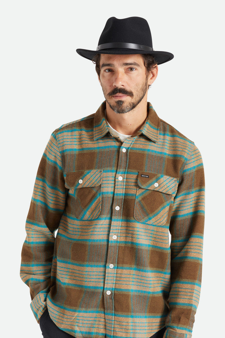 Brixton Messer Fedora Uomo Nere | 201ZAKWUR