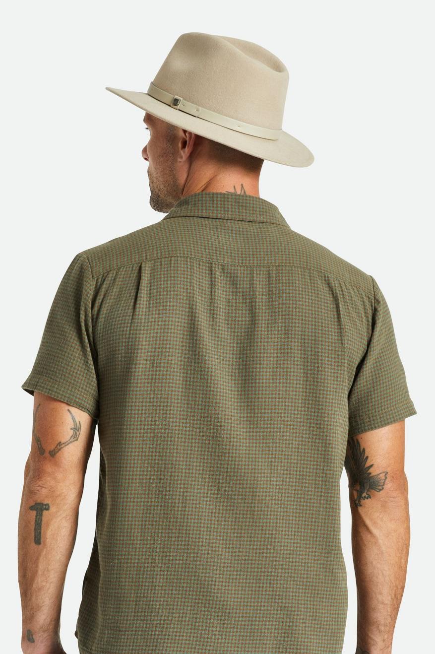 Brixton Messer Fedora Uomo Verdi Chiaro | 657SEAUZV