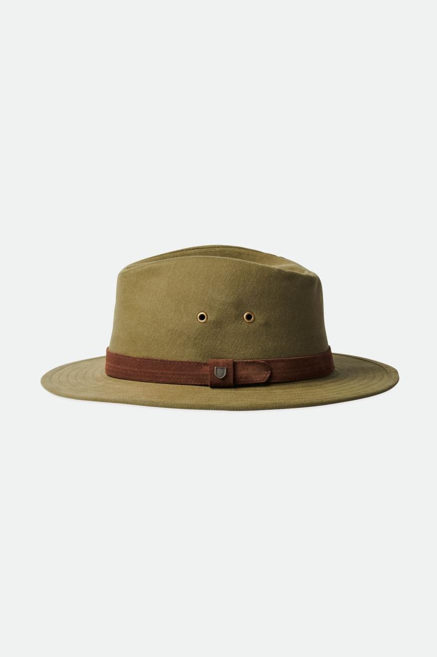 Brixton Messer Utility Adventure Fedora Fedora Donna Verde Oliva | 102ZIVUQM