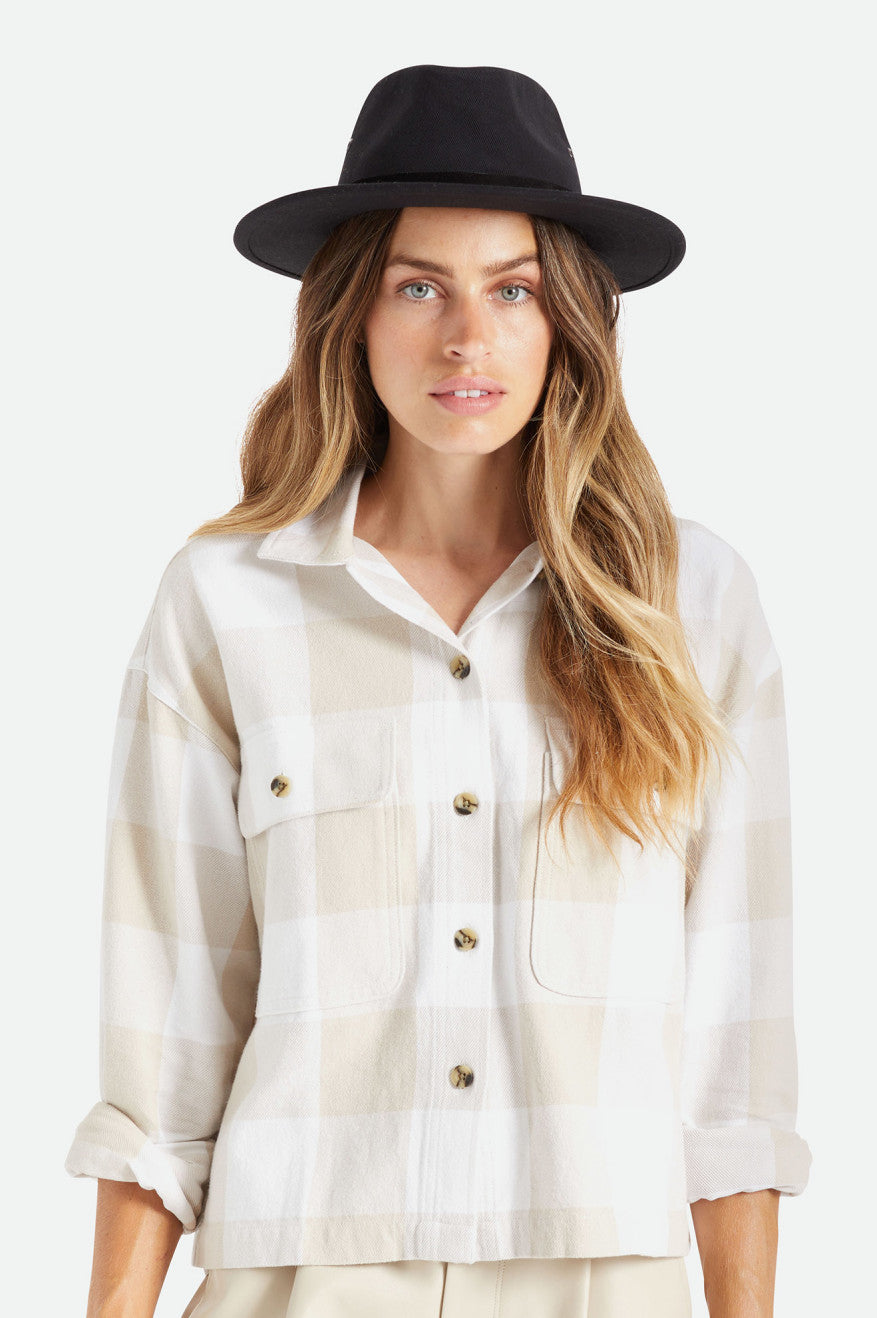 Brixton Messer Utility Adventure Fedora Fedora Donna Nere | 972HDLYNV