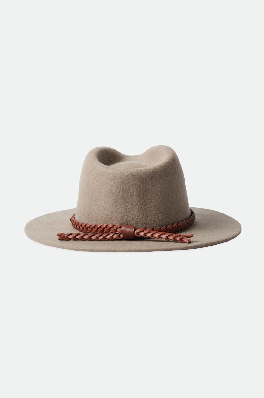 Brixton Messer Western Fedora Fedora Donna Beige | 538IDBFNE