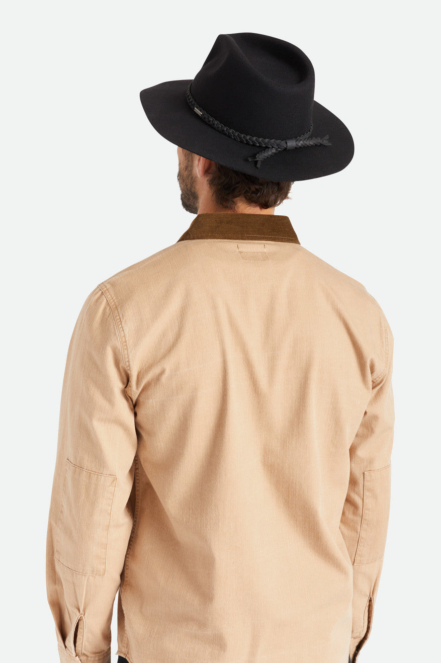 Brixton Messer Western Fedora Uomo Nere | 082JDGZAI