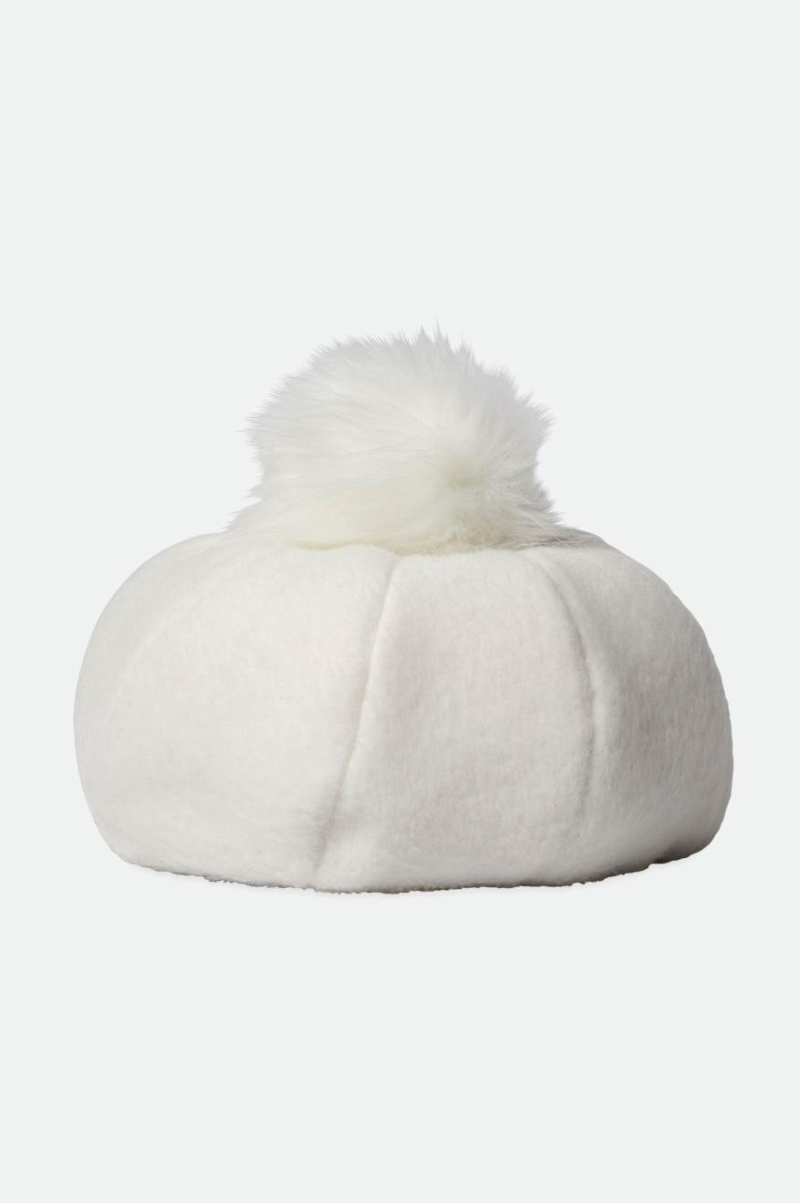 Brixton Natalie Oversized Pom Beret Cappelli Donna Bianche | 978XIRLPU