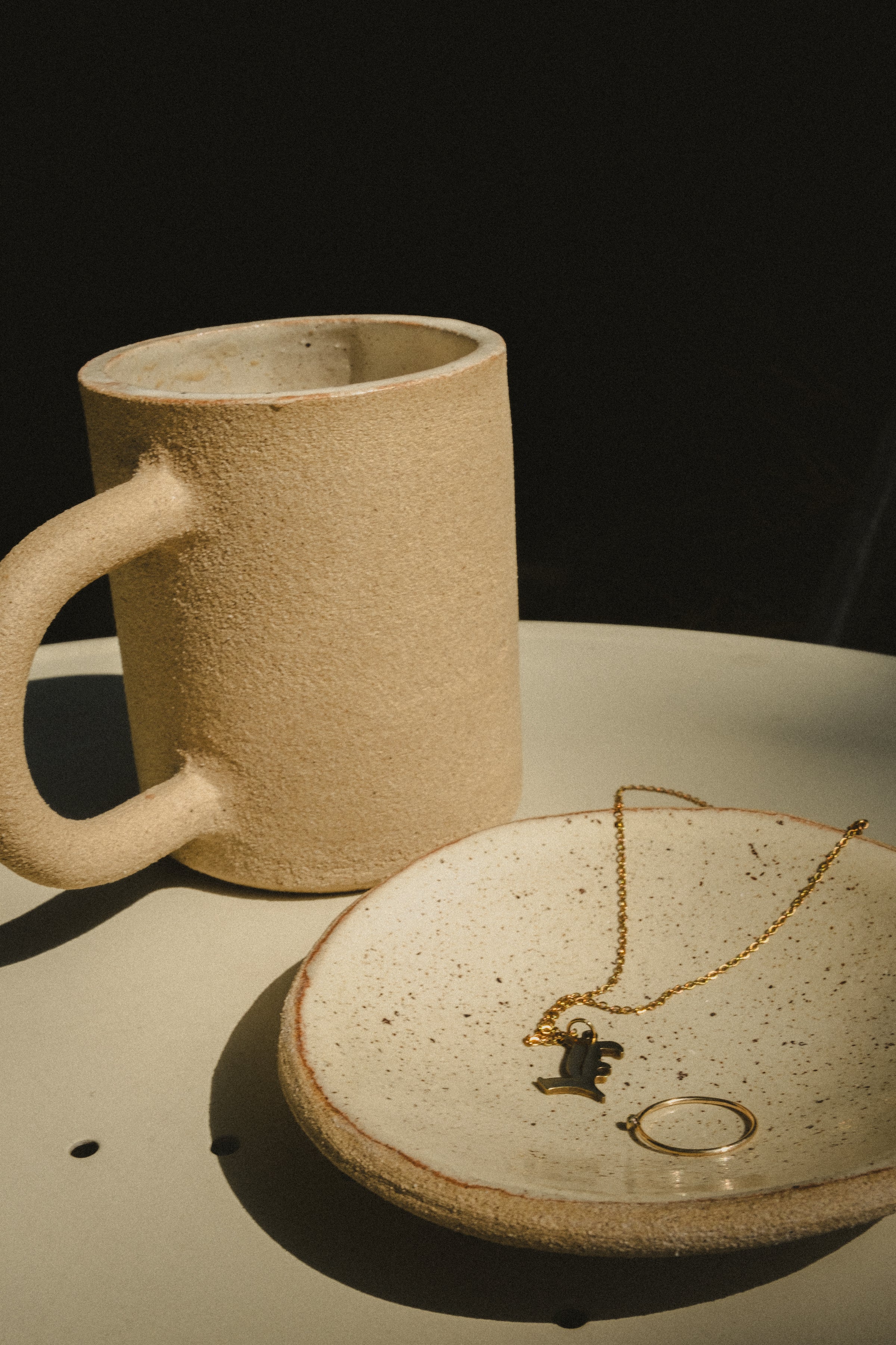 Brixton O-M Hand Crafted Ceramica Mug Accessori Beige | 021KGBQLX