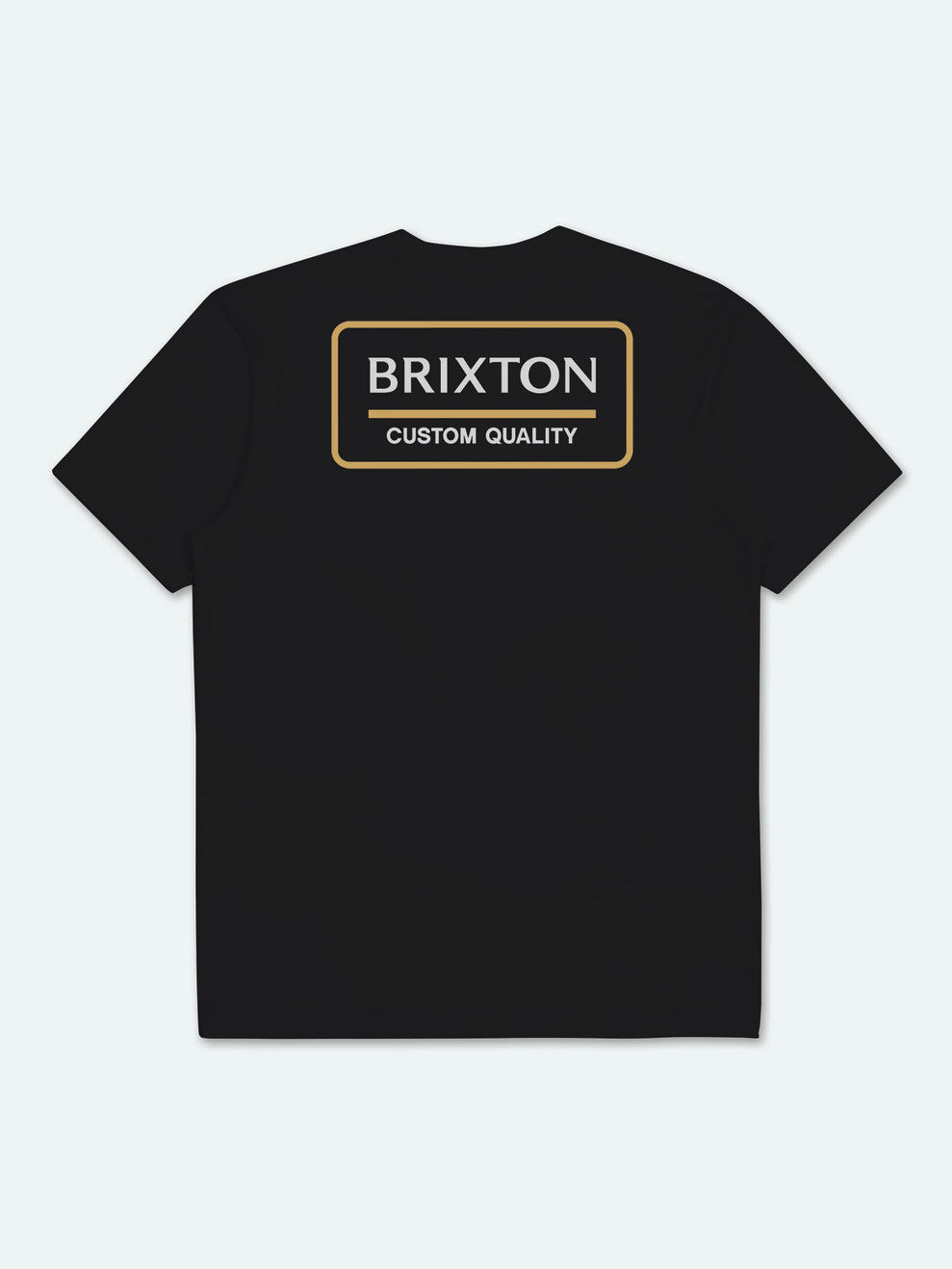 Brixton Palmer Proper S/S Standard Top Uomo Nere Oro Chiaro | 257WDEACY