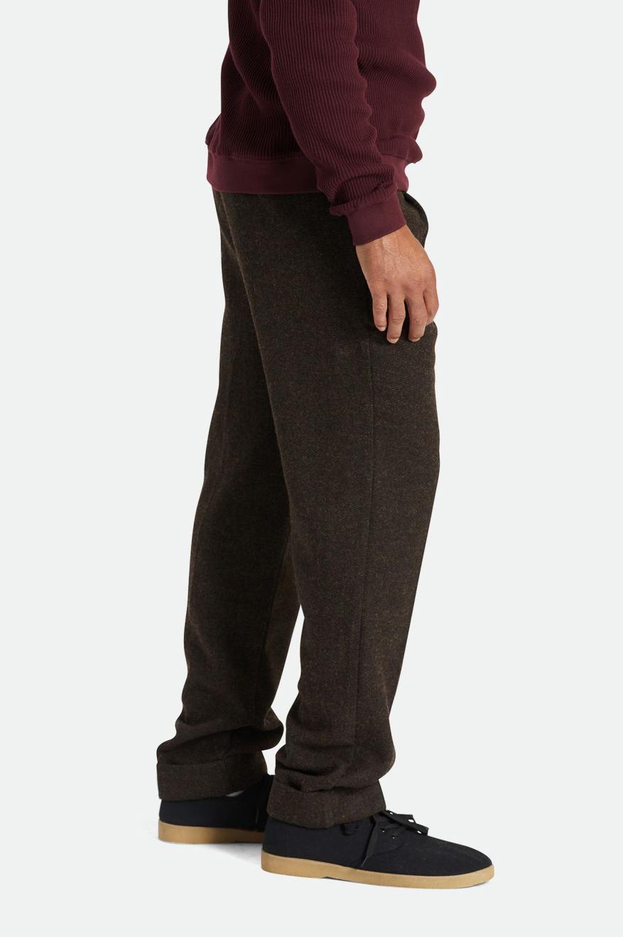 Brixton Regent Reserve Trouser Pantaloni Uomo Marroni | 284HLUBKV