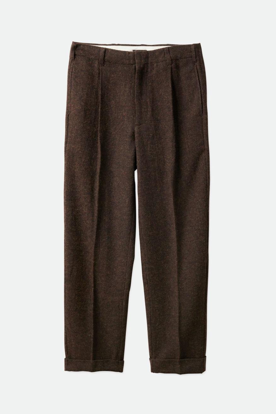 Brixton Regent Reserve Trouser Pantaloni Uomo Marroni | 284HLUBKV