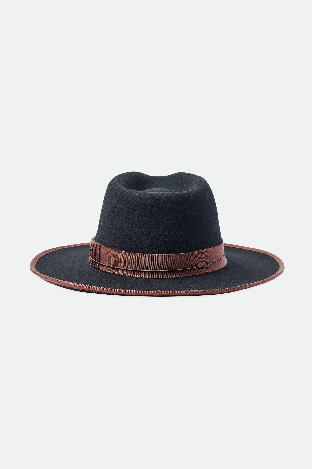 Brixton Reno Fedora Fedora Donna Nere Marroni | 157PXIYMC