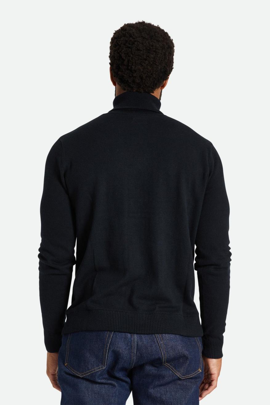 Brixton Reserve Cashmere L/S Turtleneck Maglieria Uomo Nere | 982EUOJMI