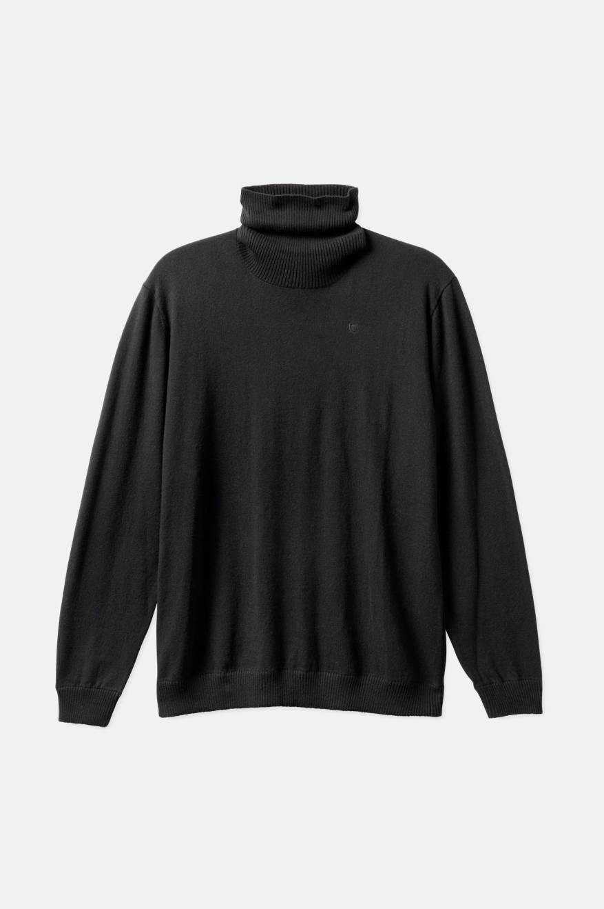 Brixton Reserve Cashmere L/S Turtleneck Maglieria Uomo Nere | 982EUOJMI