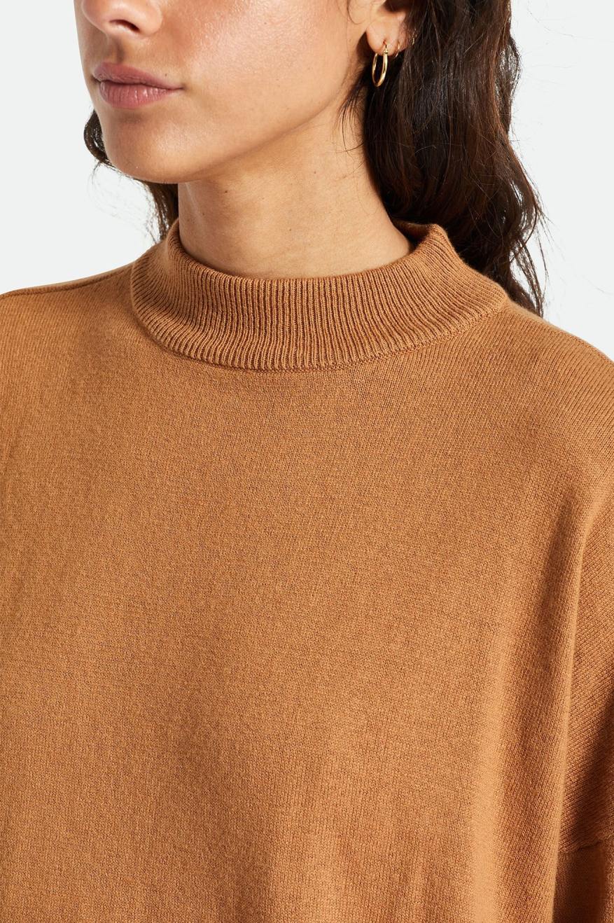 Brixton Reserve Oversized Cashmere Maglia Top Donna Arancioni | 463AKLSCQ