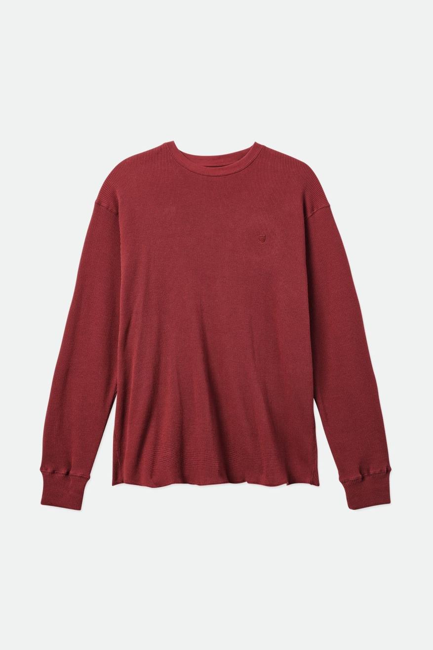 Brixton Reserve Thermal L/S Top Uomo Rosse | 186FIUVKC