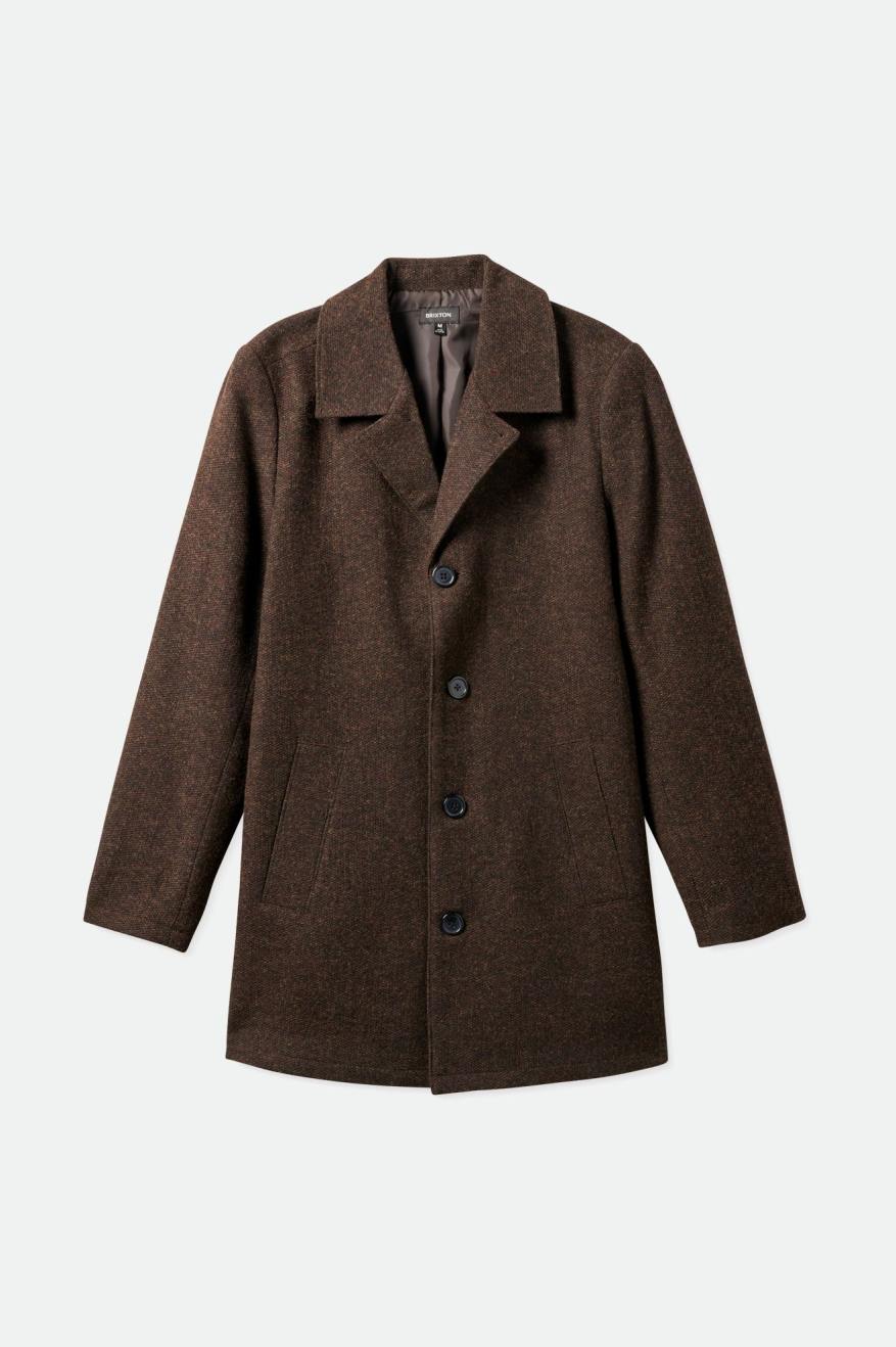 Brixton Union Trench Giacca Uomo Marroni | 154PIMZAR