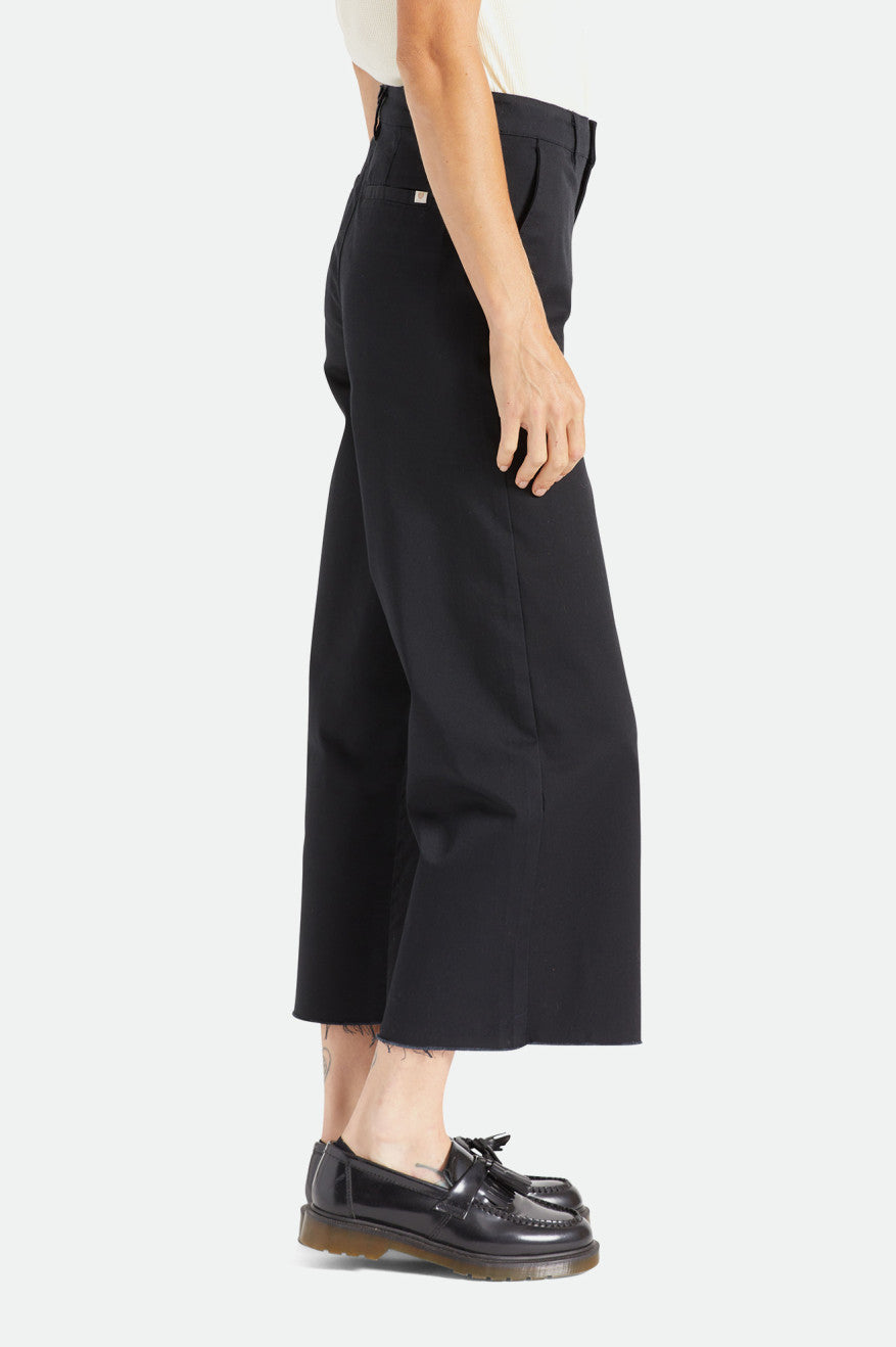 Brixton Victory Larghe Leg Pantaloni Donna Nere | 518NXVPWQ