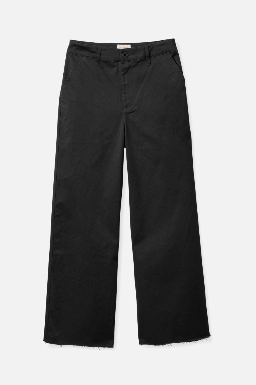 Brixton Victory Larghe Leg Pantaloni Donna Nere | 518NXVPWQ