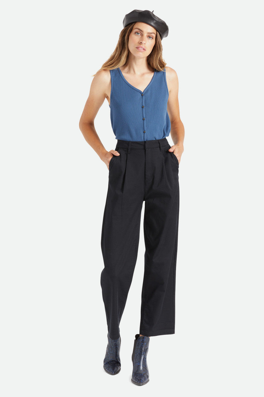 Brixton Victory Trouser Pantaloni Donna Nere | 674DTUHVM