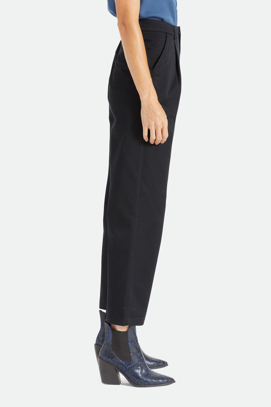 Brixton Victory Trouser Pantaloni Donna Nere | 674DTUHVM