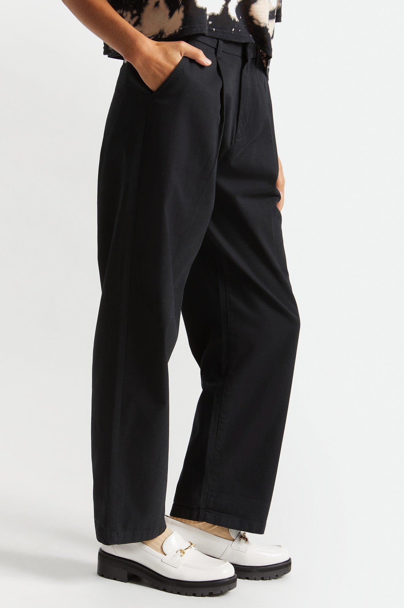 Brixton Victory Trouser Pantaloni Donna Nere | 826YTNIAV