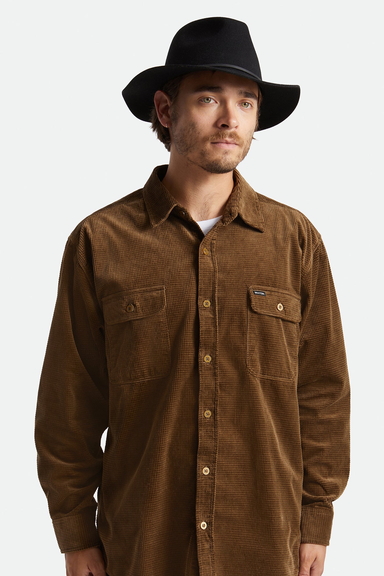 Brixton Wesley Fedora Uomo Nere | 143PAXNOB