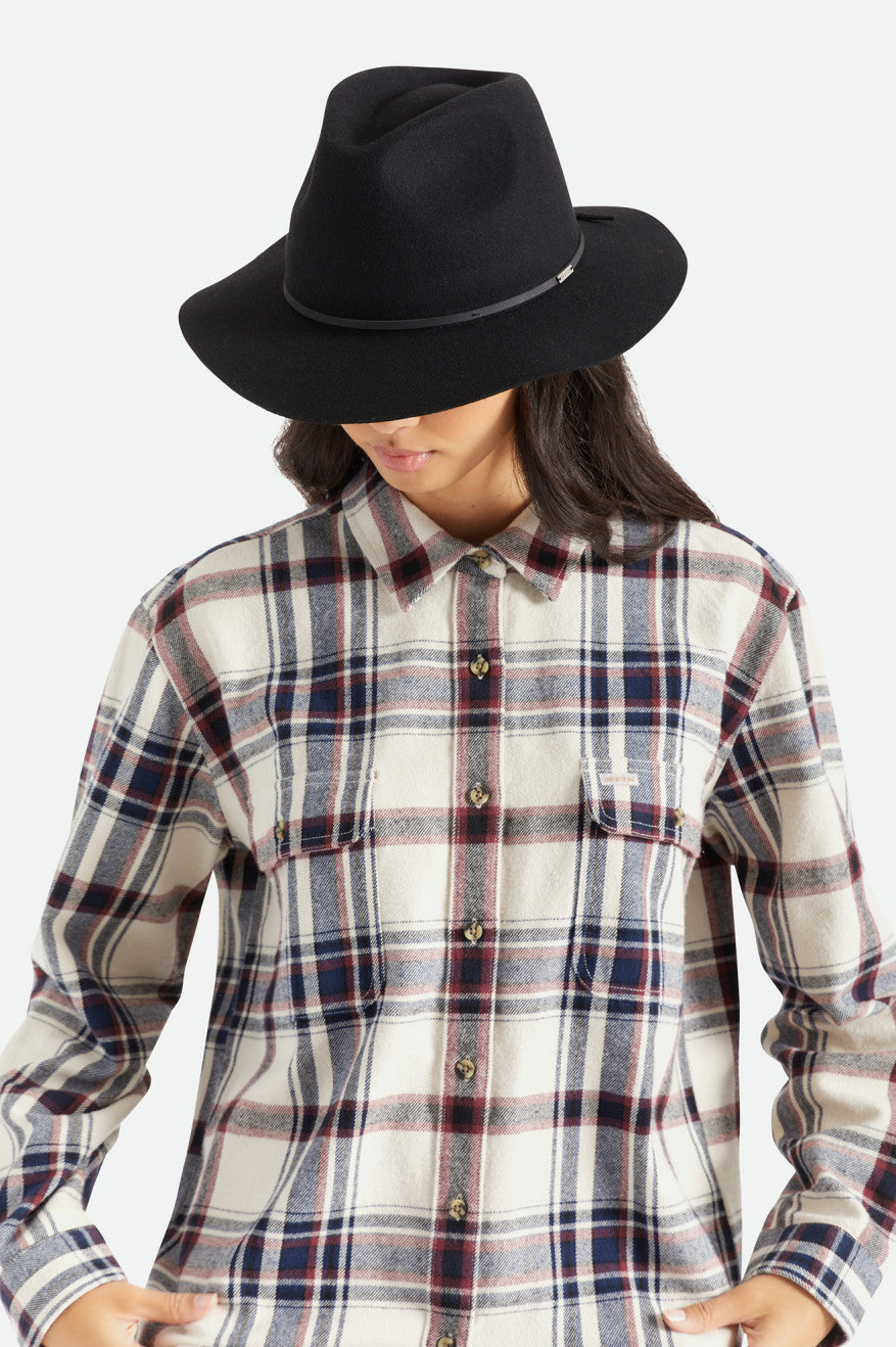 Brixton Wesley Fedora Uomo Nere | 143PAXNOB