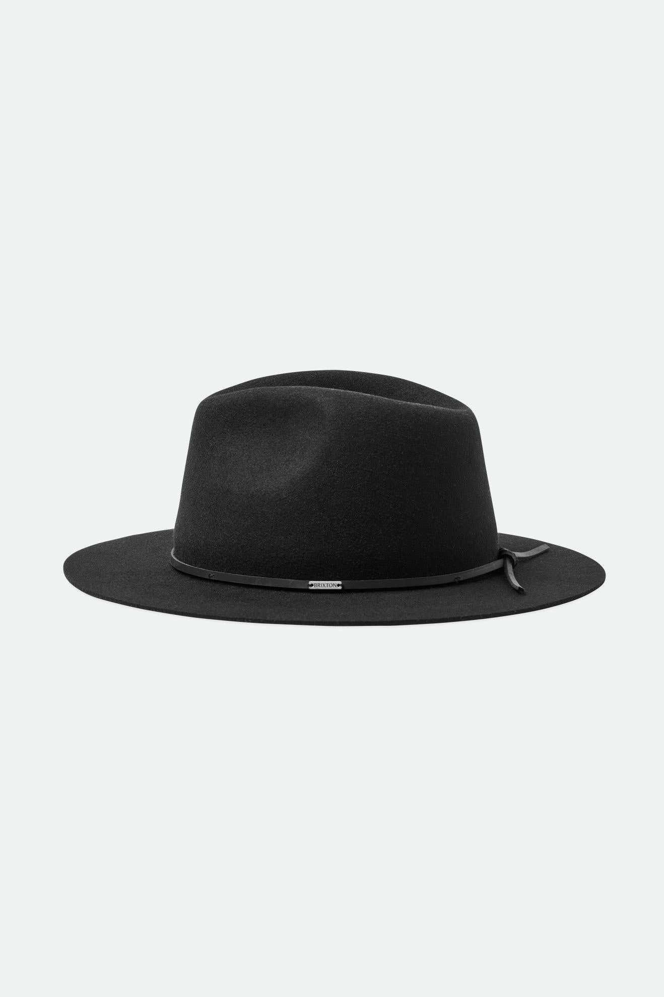 Brixton Wesley Fedora Uomo Nere | 143PAXNOB