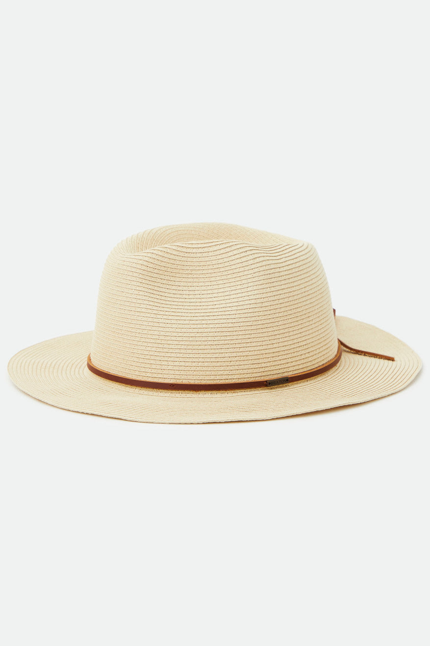 Brixton Wesley Packable Fedora Cappelli Uomo Marroni | 739YCUGSQ