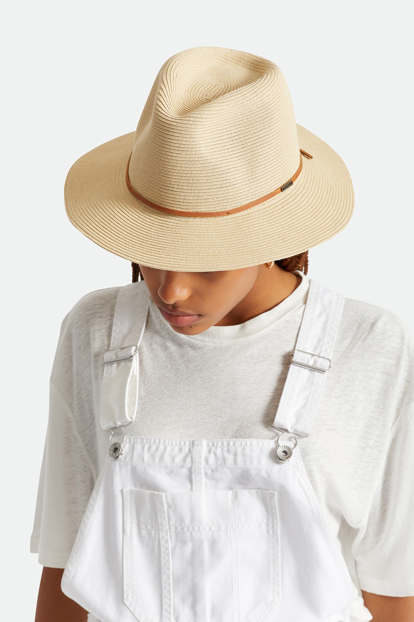 Brixton Wesley Packable Fedora Cappelli Di Paglia Donna Marroni | 760FHWARS