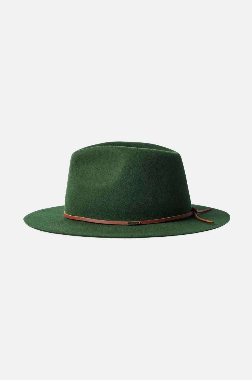 Brixton Wesley Packable Fedora Fedora Donna Verdi | 916PVZCBH