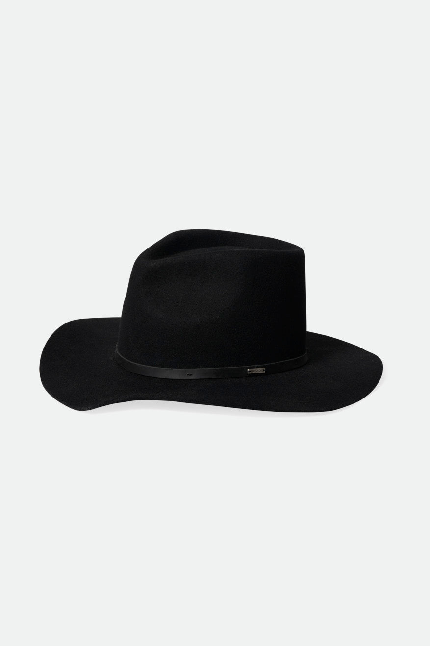 Brixton Whiskey River Cowboy Hat Cappelli Donna Nere | 705XOHVCM